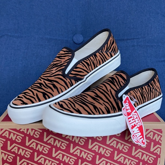 Vans Slip-On SF Animal Stripes Black/Marshmallow WMNS - Picture 5 of 16